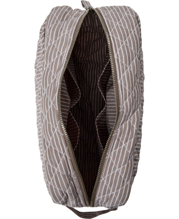 Moira 2 toilettaske Fossil Stripe Large
