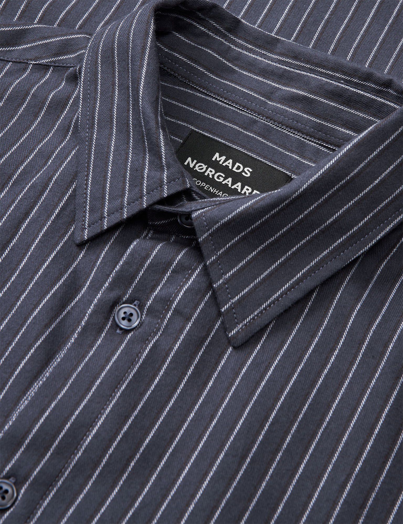 Cotton Flannel Stripe Sune Shirt