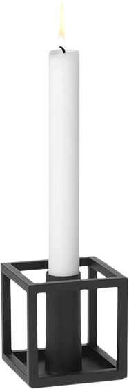 Kubus 1, Candle Holder, Black