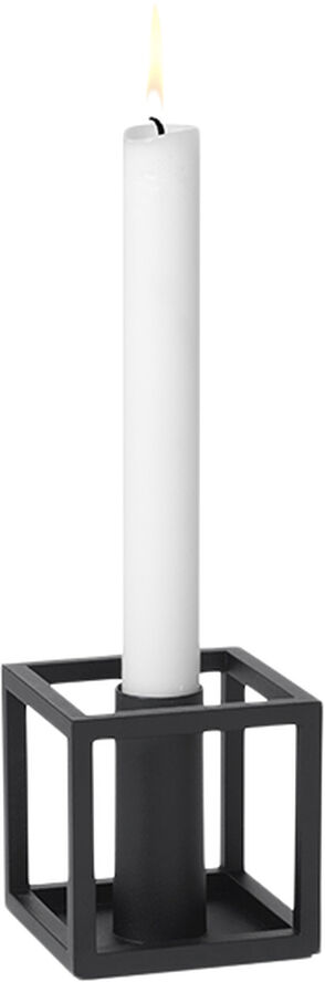 Kubus 1, Candle Holder, Black