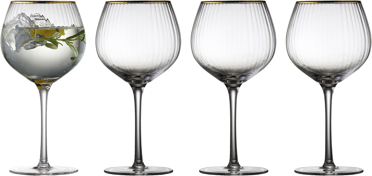 Gin & tonic glass Palermo Gold 65cl 4stk