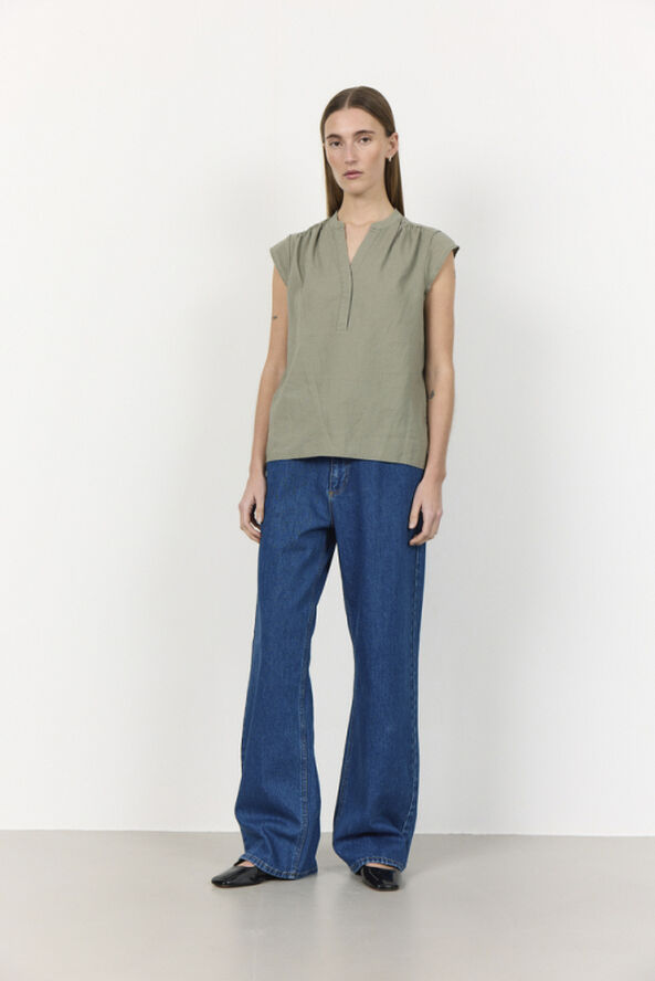 LR-NAJA 19 Bluse Grøn