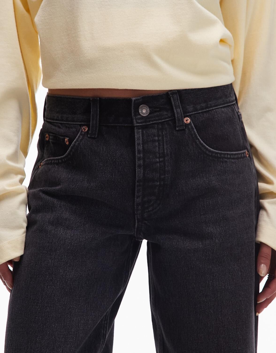 Tsember Lr Wide Dnm Jeans Blw Noos