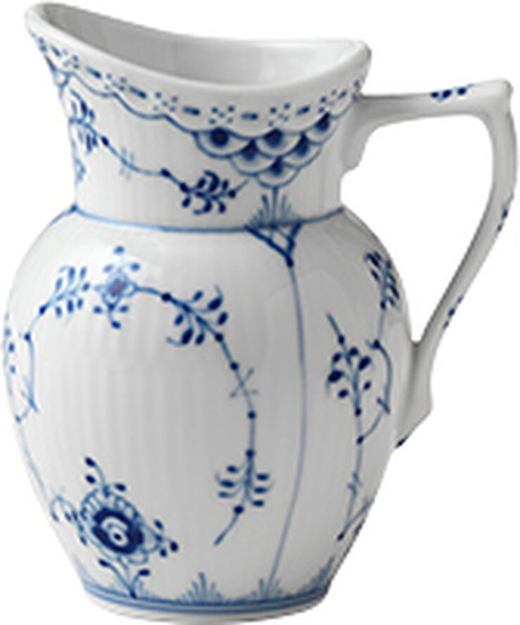 Musselmalet Halvblonde 17 cl. Flødekande