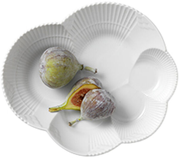 Hvid Elements 19 cm. fad