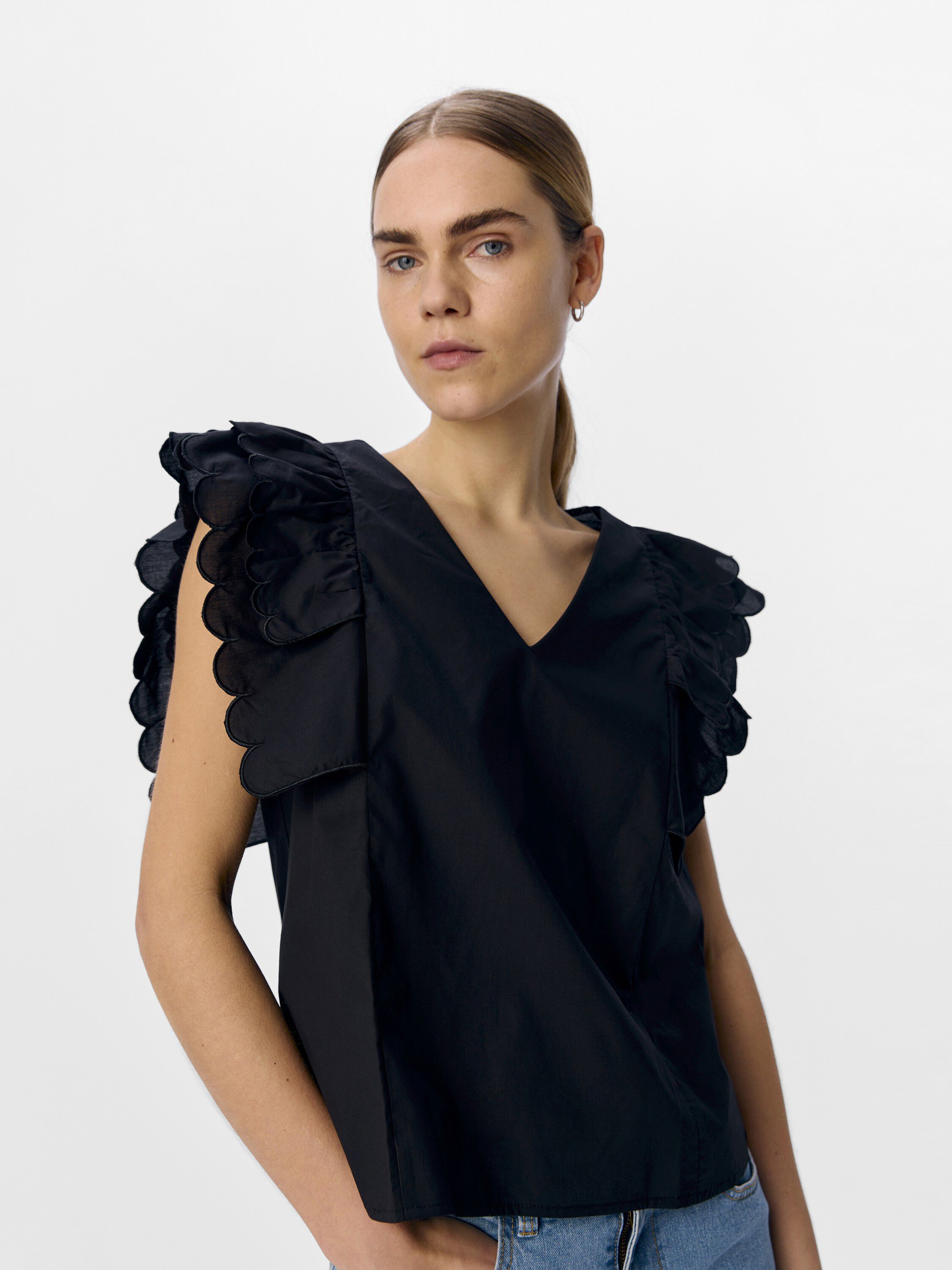 OBJHOPE PAPAYA NOUR S/S TOP E DIV