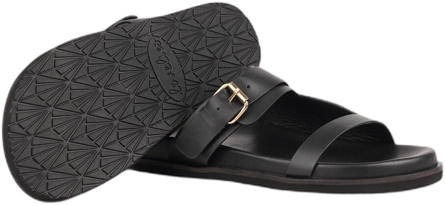 MARINA - ADJUSTABLE 2 STRAP LEATHER SANDAL