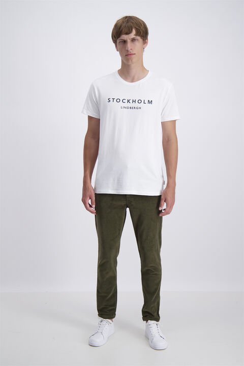 Cropped corduroy pants