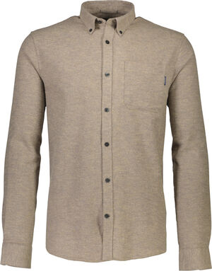 Brushed twill shirt L/S
