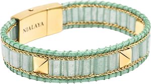 Green Aventurine Stud Bracelet