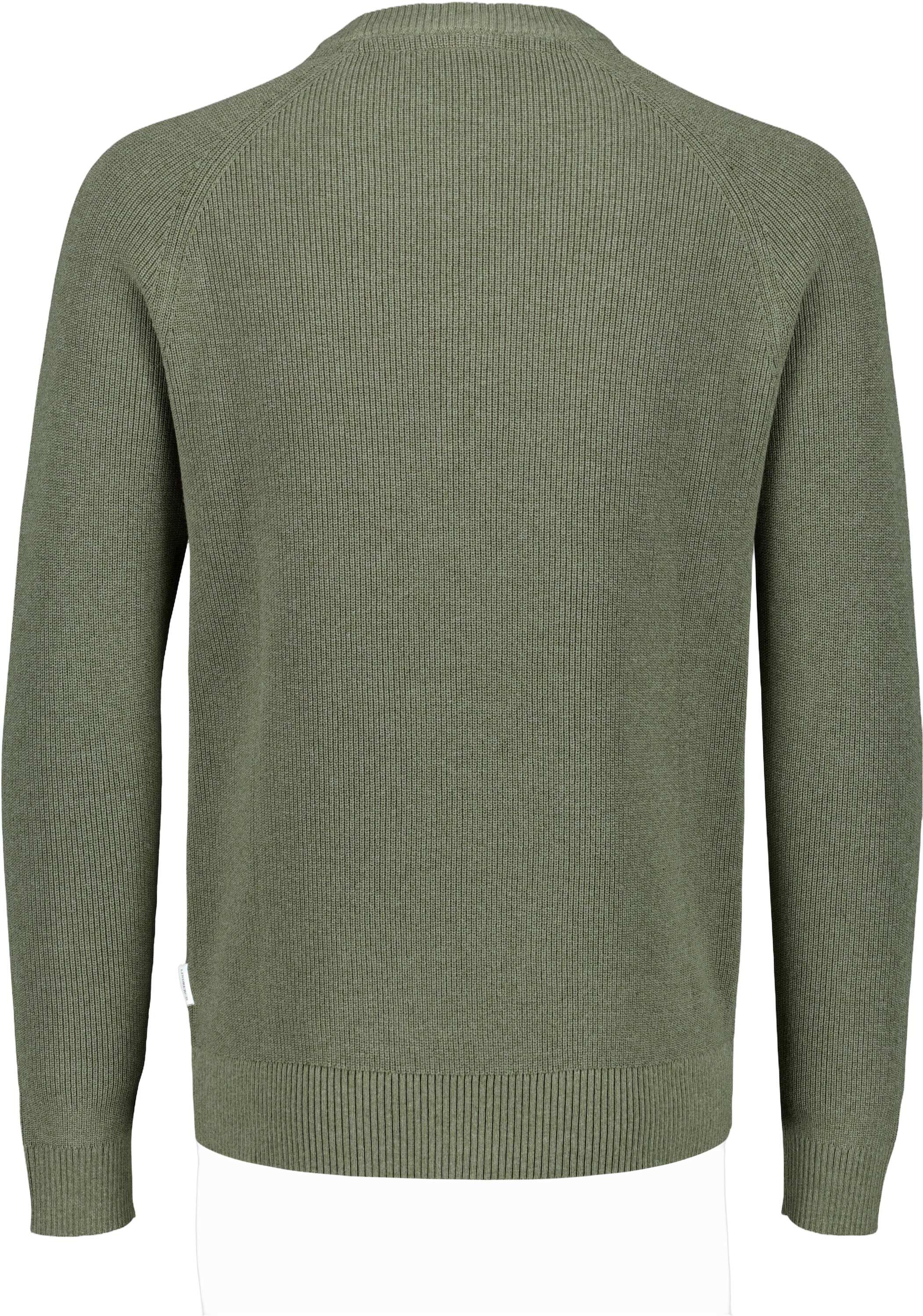 Ribbed L/S o-neck knit