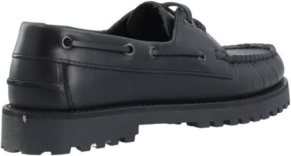 CASLENA Boat Shoe Pull Up Leather