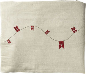 Dug flag 140x240cm bom/hør