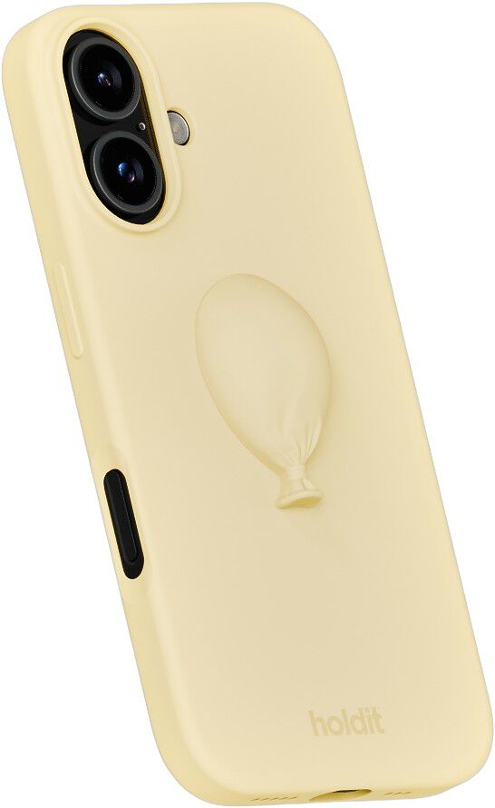 Silicone Sticker Butter Yellow Balloon