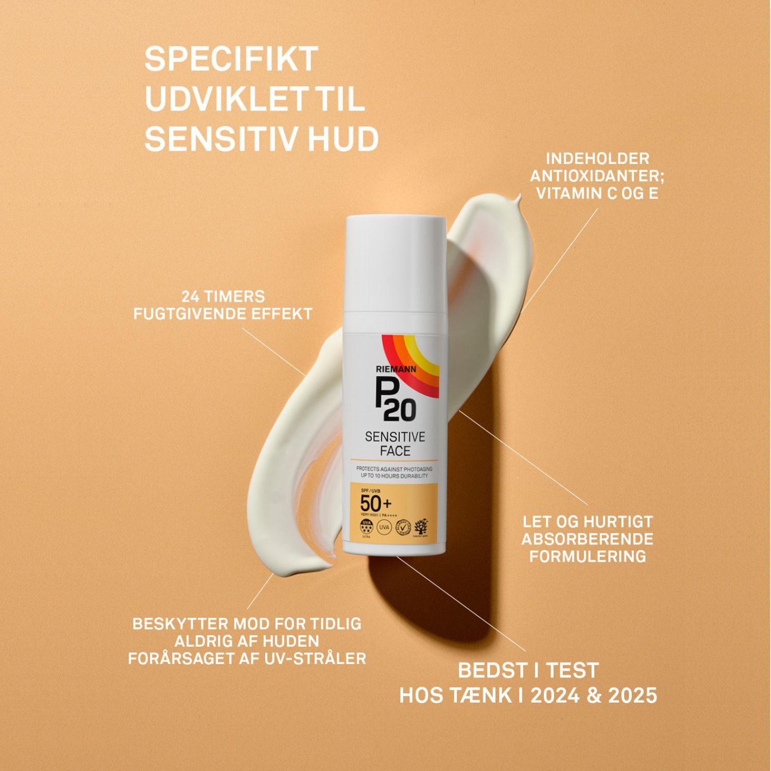 Solcreme Sensitive Face SPF 50+