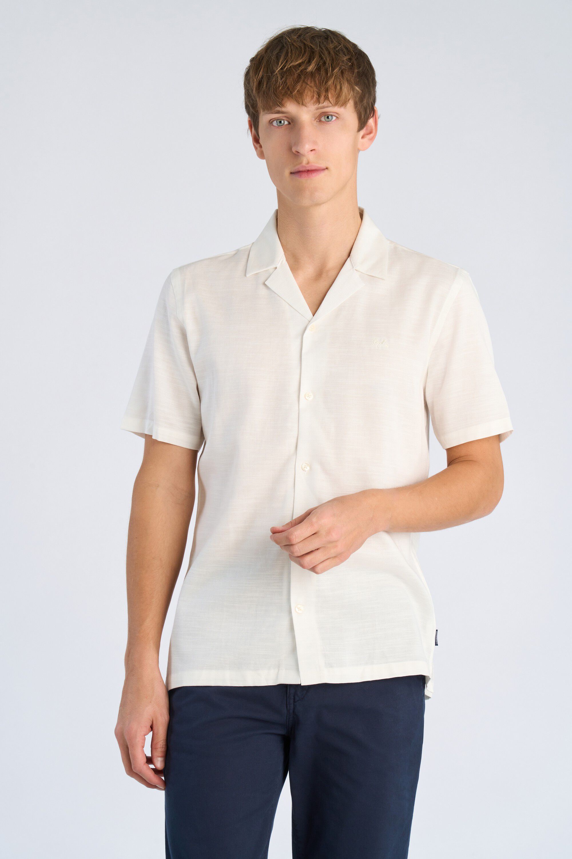 Lyocell blend resort shirt S/S