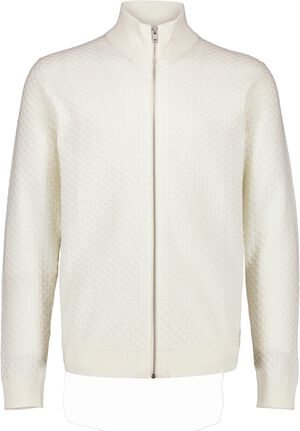 Knitted zip cardigan