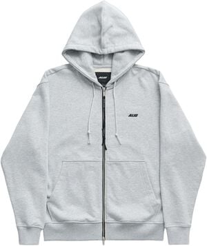 AARON HOODIE W/ ZIPPER & LOGO