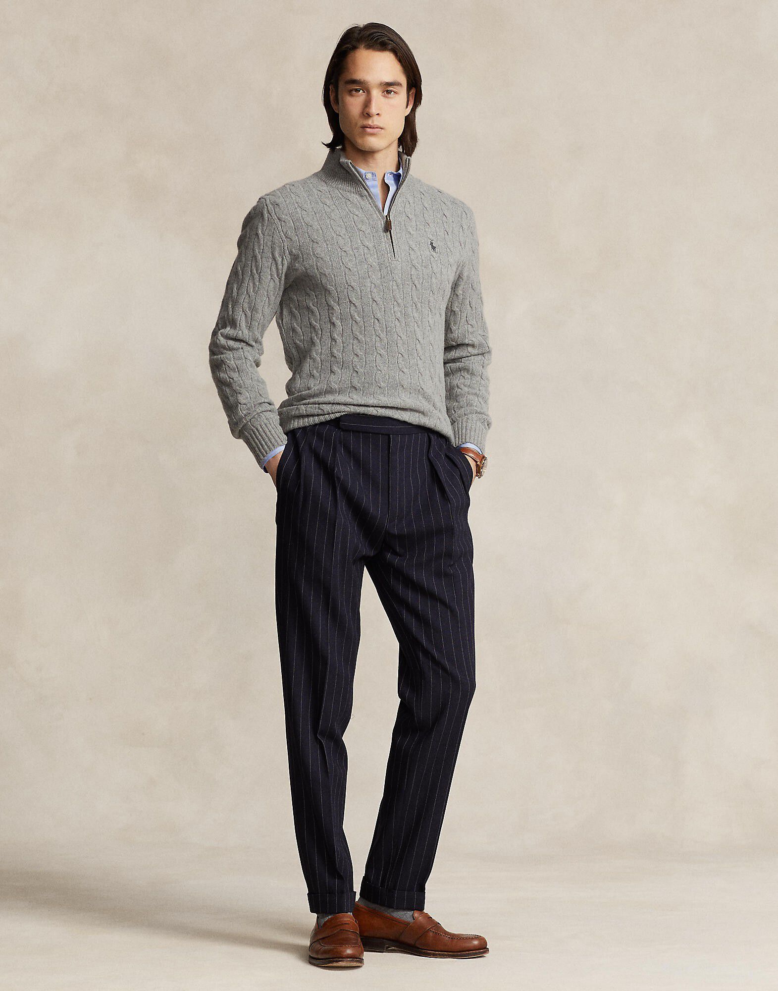 Cable-Knit Wool-Cashmere Sweater
