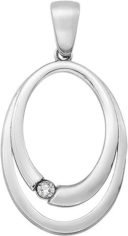 Due drop halsk&aelig;de - S&oslash;lv