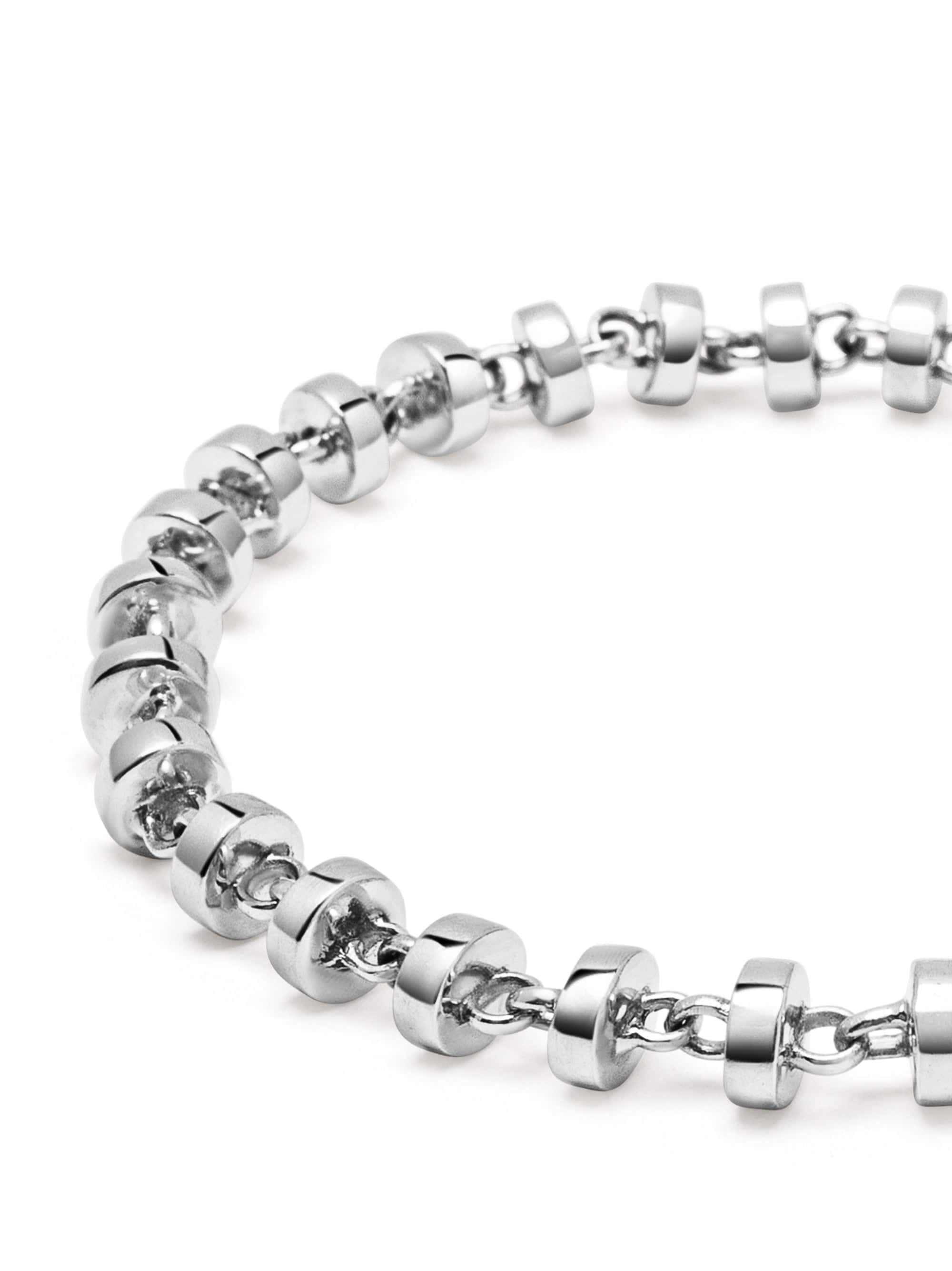 Sterling Silver Round Link Bracelet
