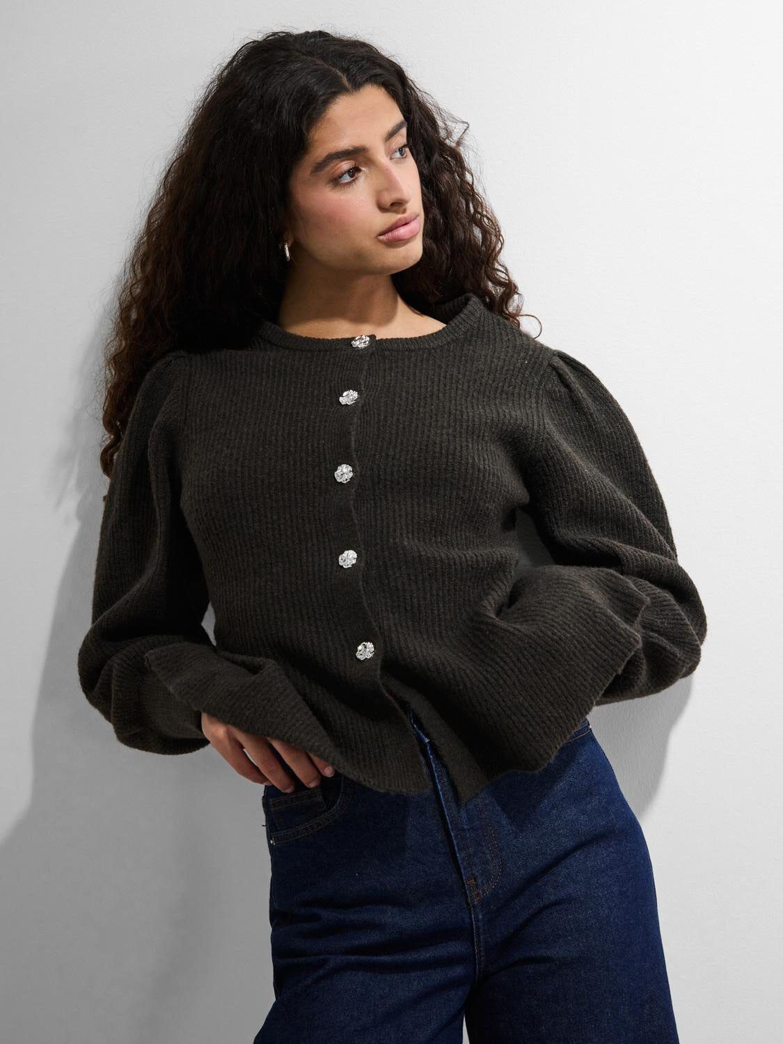 PCANNIE LS KNIT CARDIGAN D2D