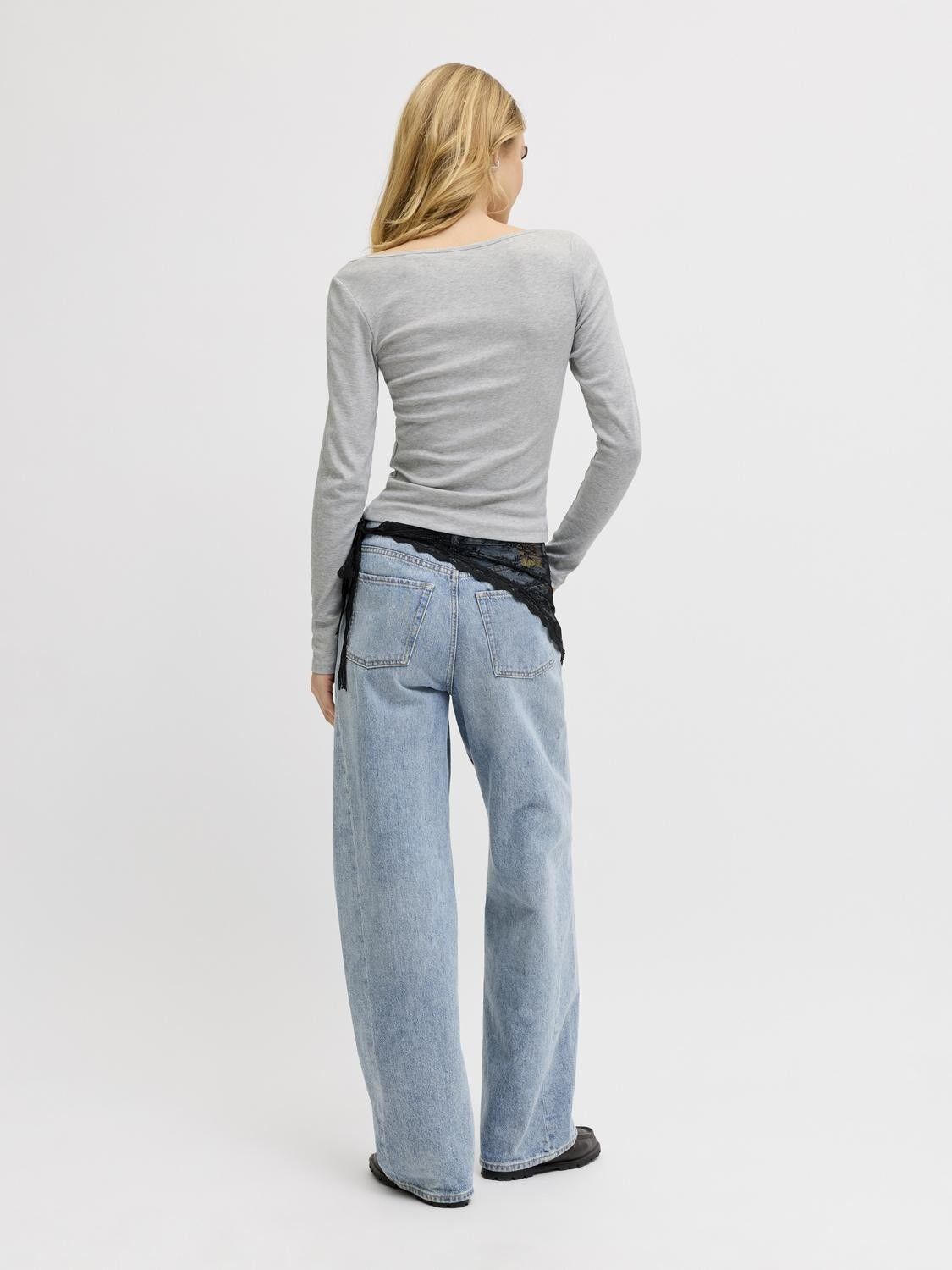 Jxstar Ls U Neck Top Jrs Noos