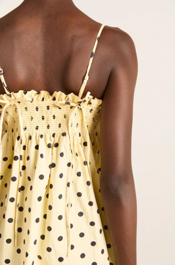 LILO MINI DRESS- BUTTER SPOT