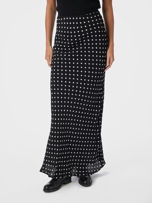Viso Crepe Dot Skirt
