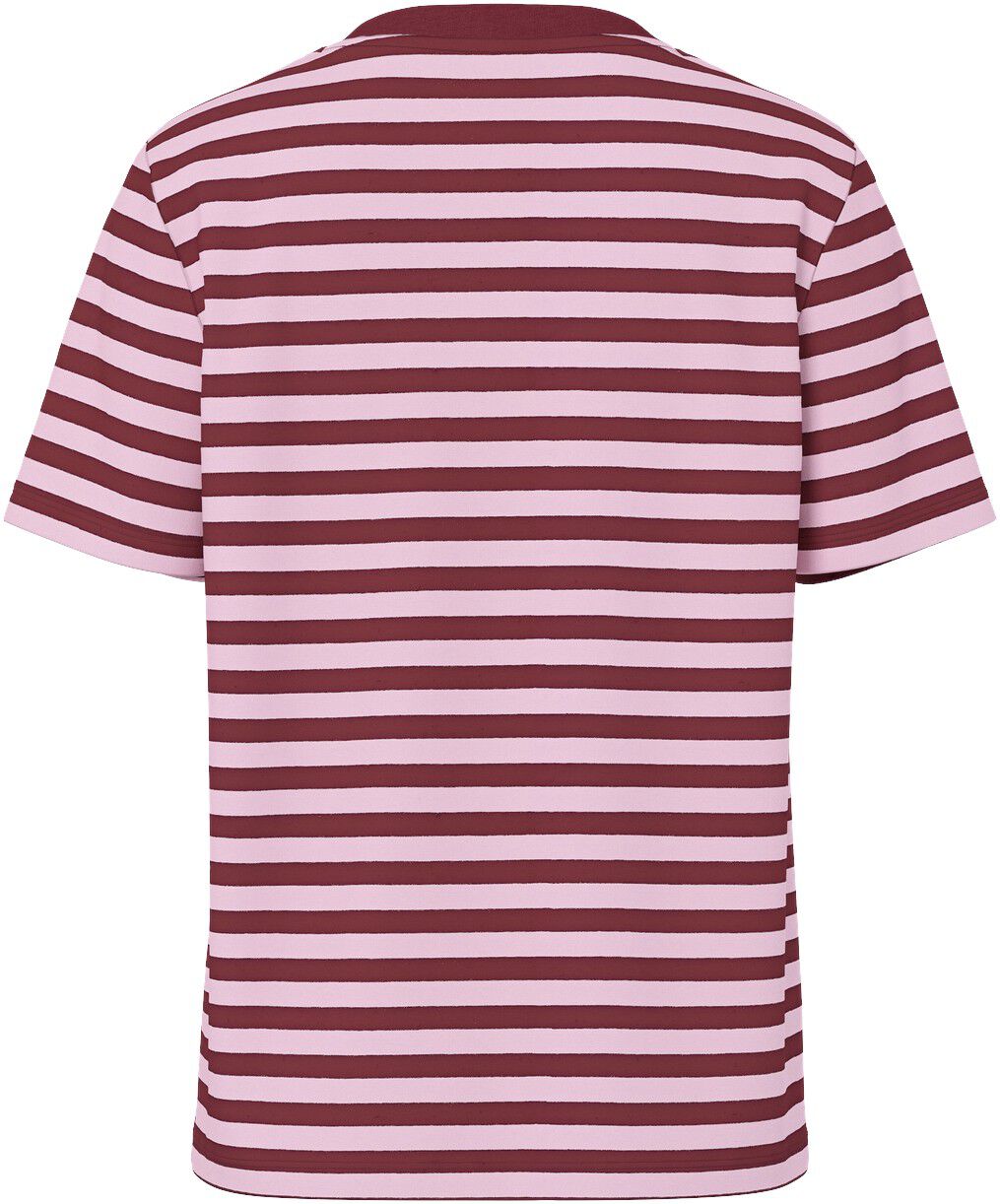 PCRIA SS TEE MULTICOL STRIPES NOOS