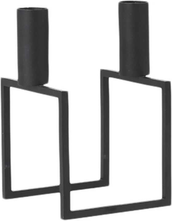 Line, Candle Holder, Black