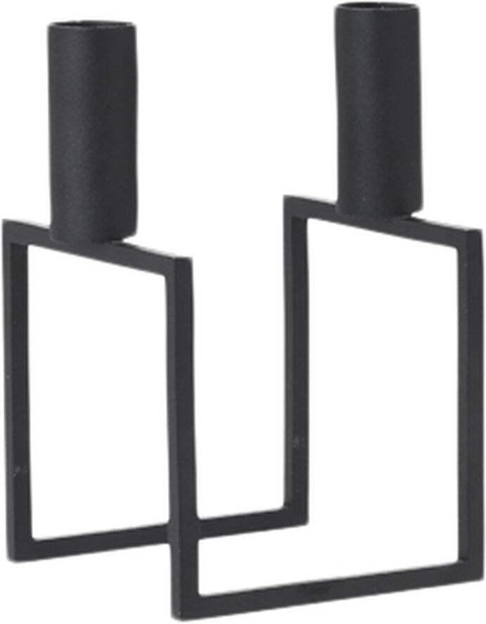 Line, Candle Holder, Black