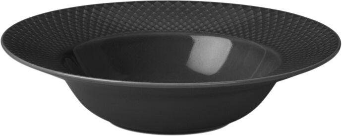 Rhombe Earth Dyb tallerken &Oslash;24. 5 cm slate