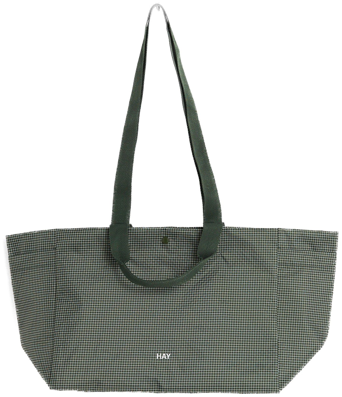 Grid Weekend Bag-Small-Dark green