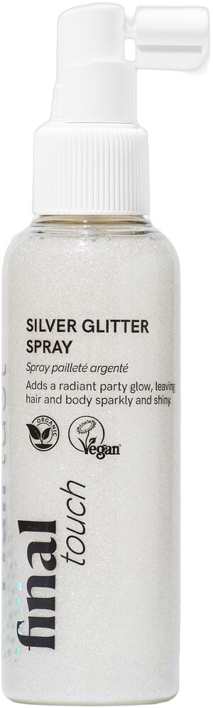 Final Touch™ Silver Glitter Spray