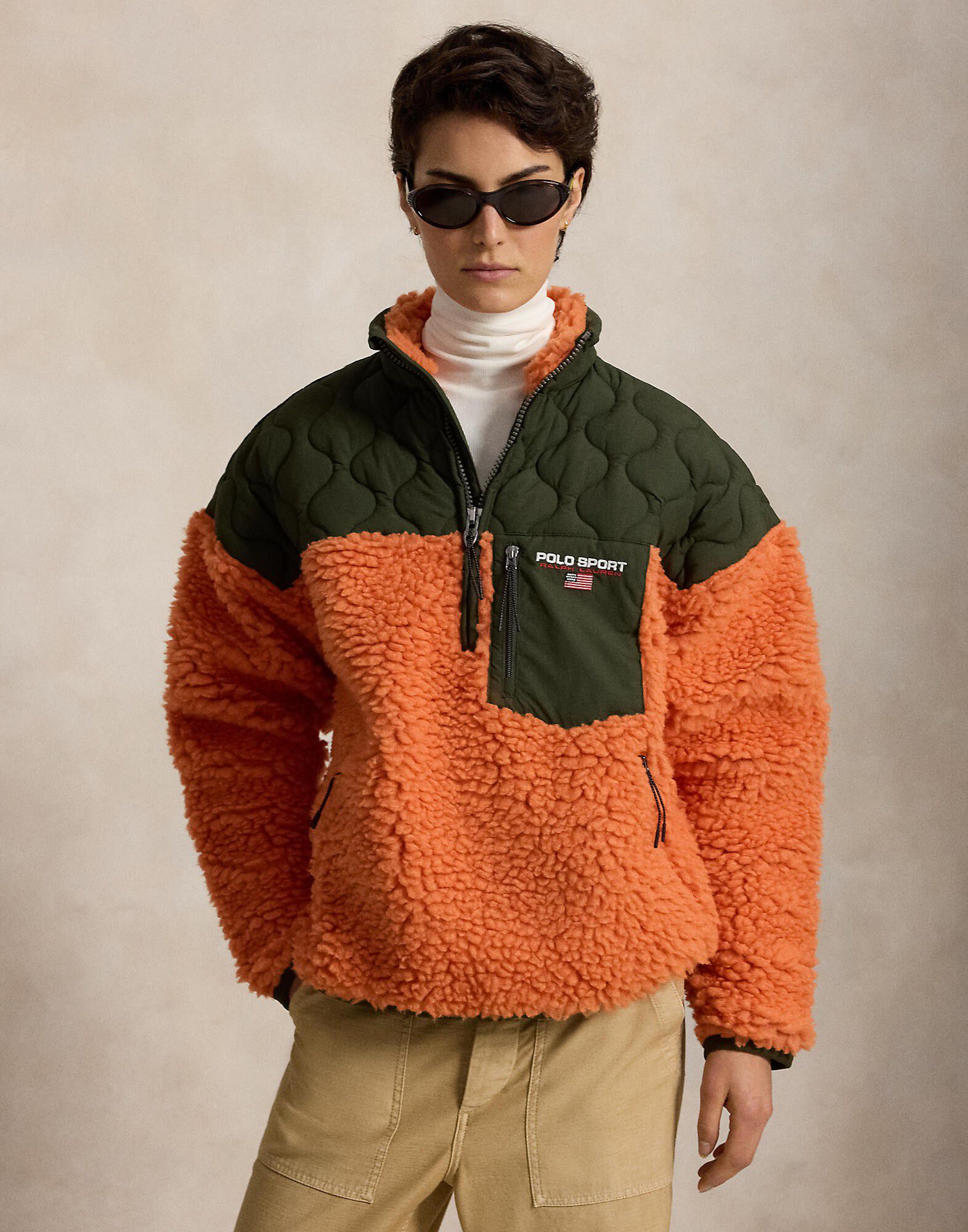 SHAGGY HI PILE-KNT-PULLOVER