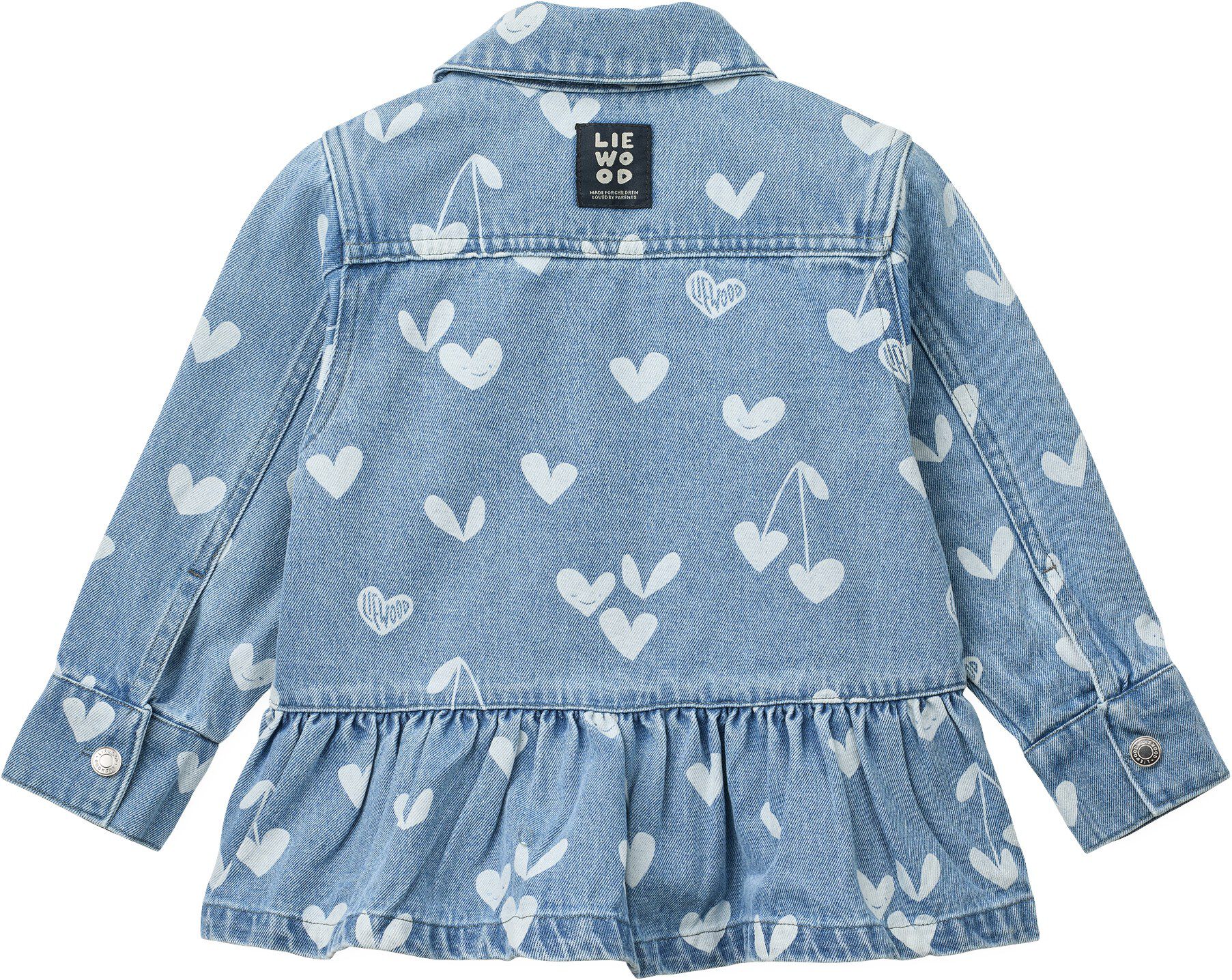 Kenza Printed Denim Overshirt Sweet