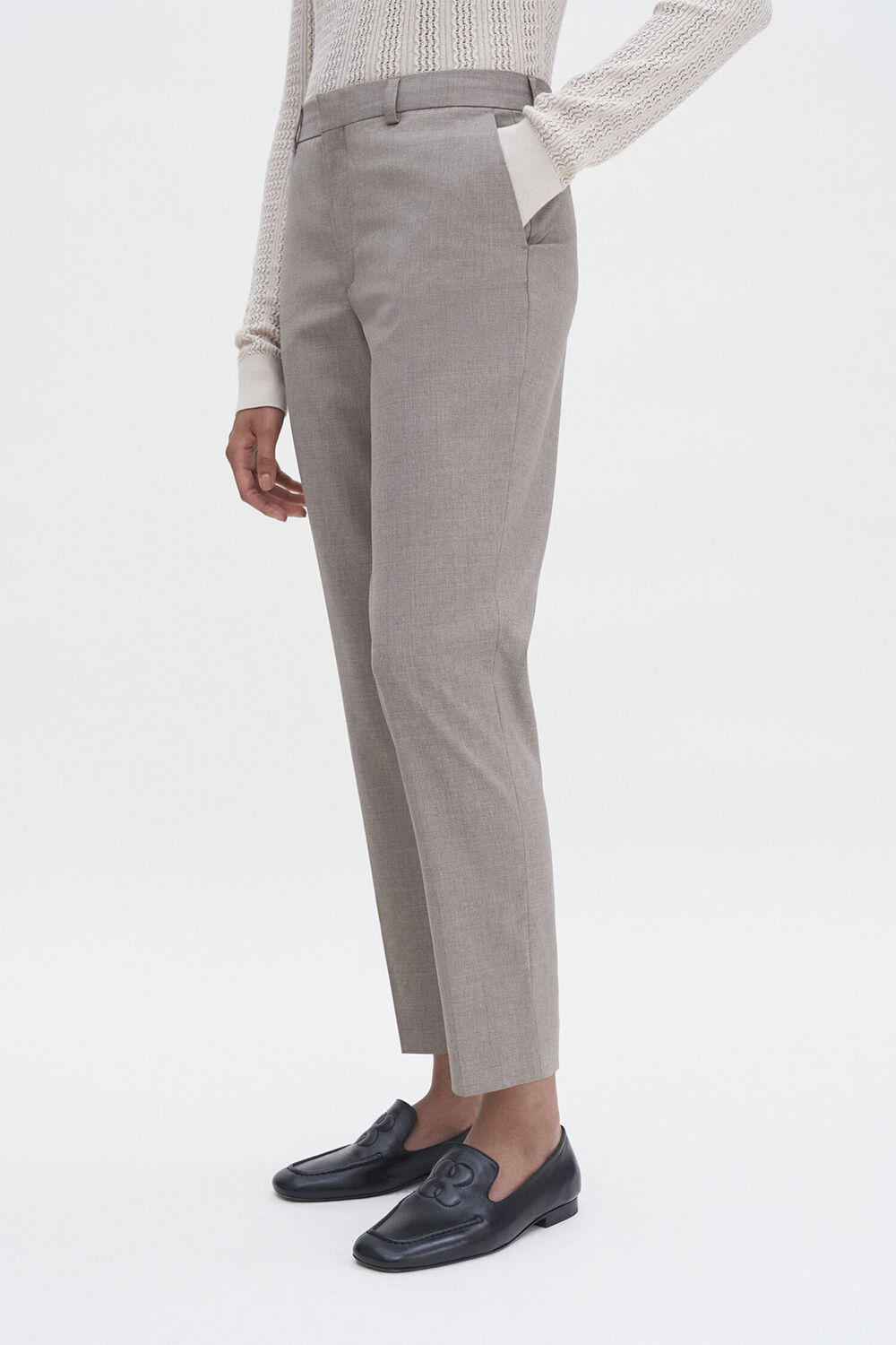 Emma Cropped Cool Wool Trouser