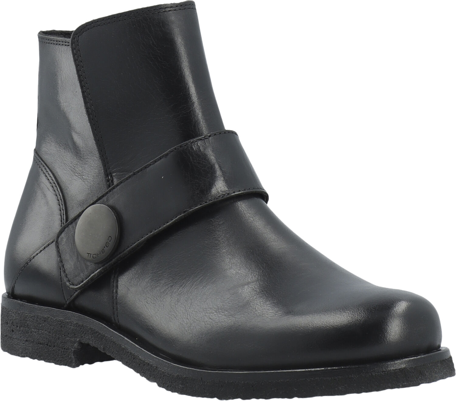 CASFREJA Low Biker Boot Pull Up Leather