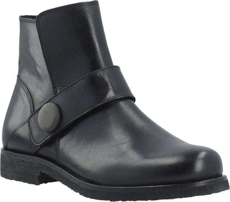 CASFREJA Low Biker Boot Pull Up Leather