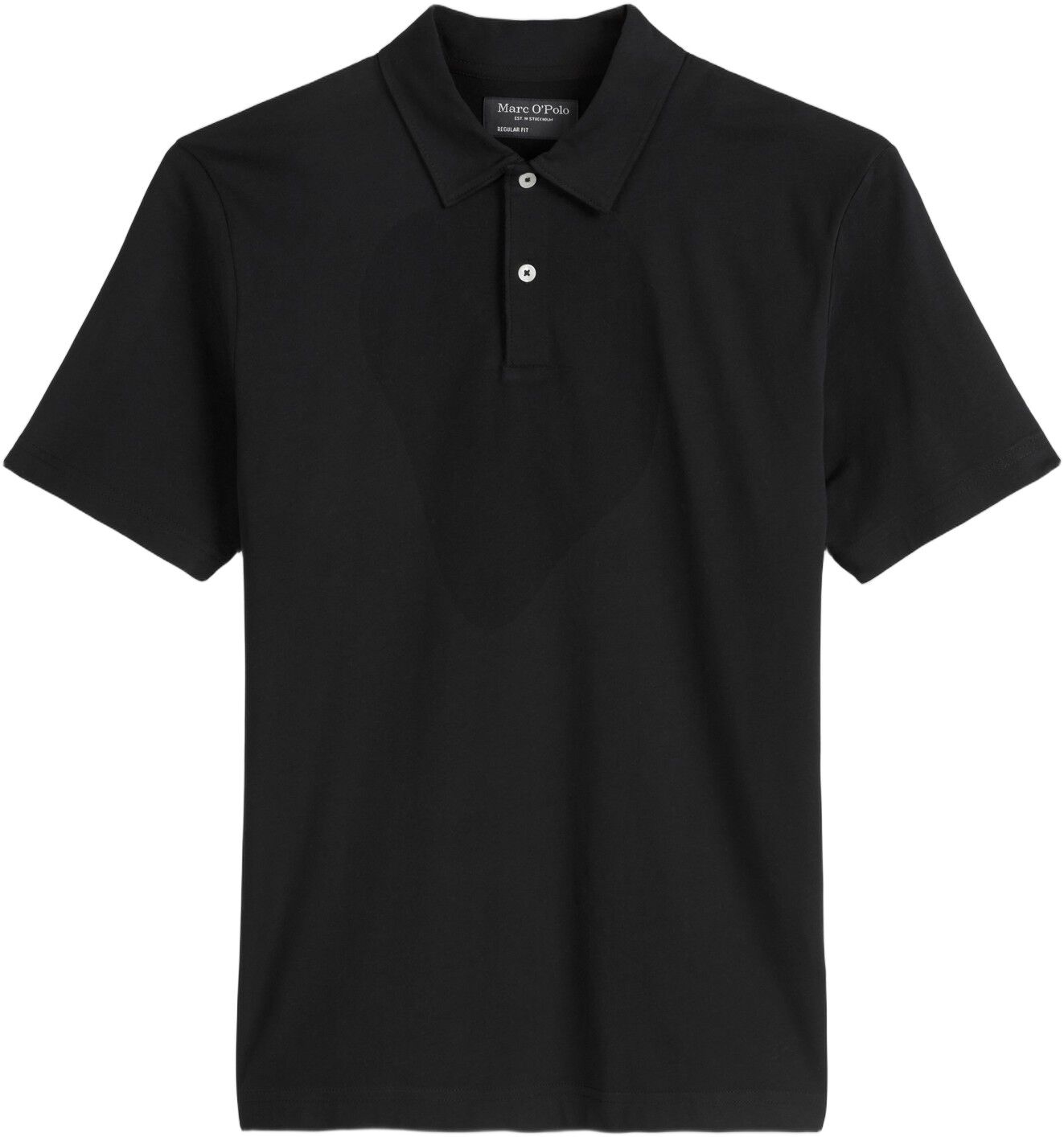 Polo, short sleeve, straight hem wi