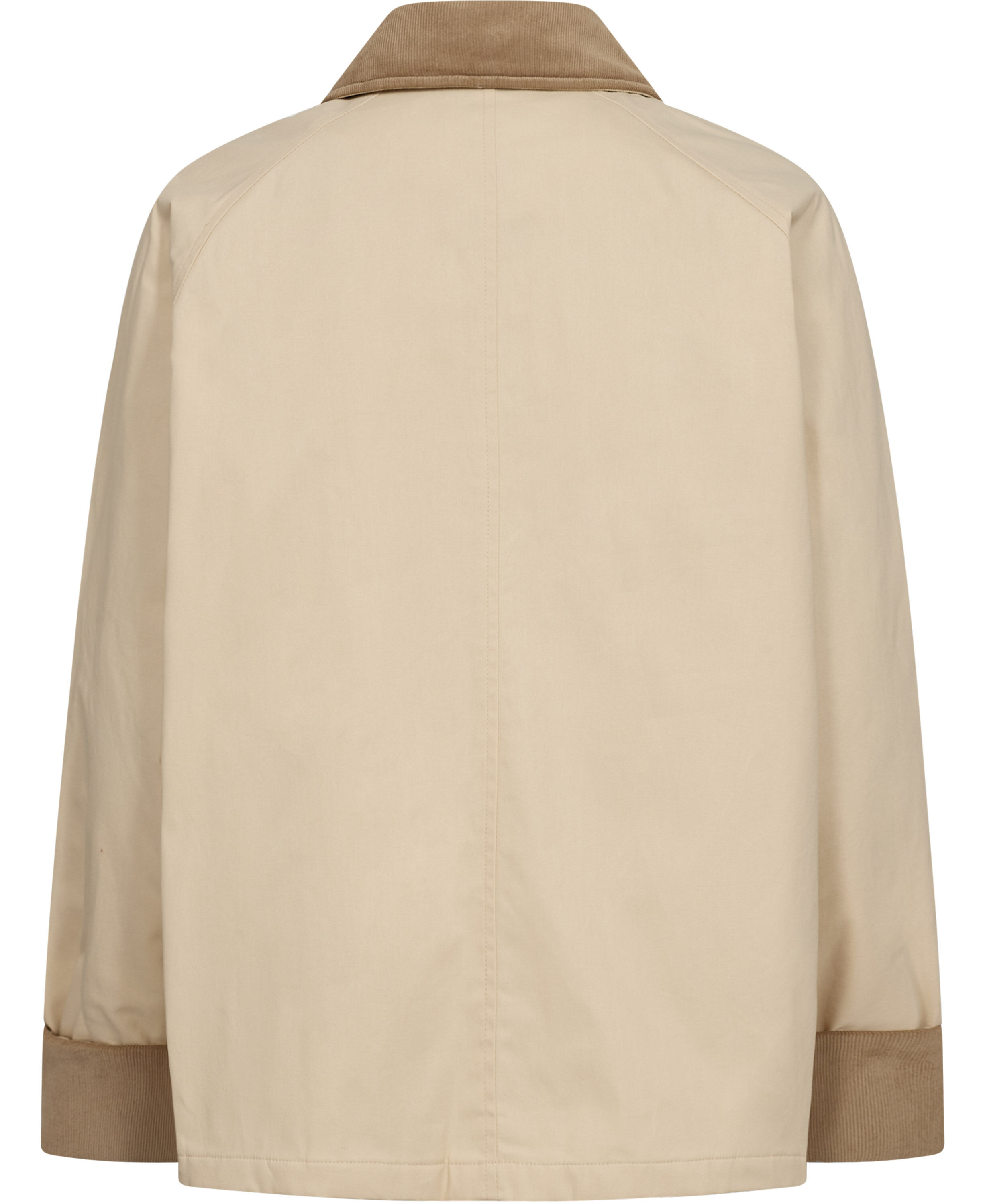 Emmy 4 coated jakke med fl&oslash;jlskanter - GRS