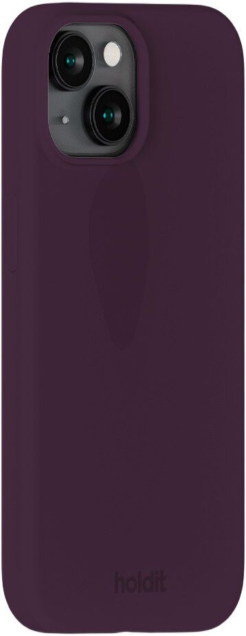 Silicone Case iPhone 15 Deep Plum