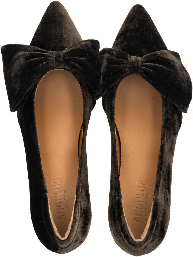 Sl&oslash;jfe pump i bl&oslash;d velour