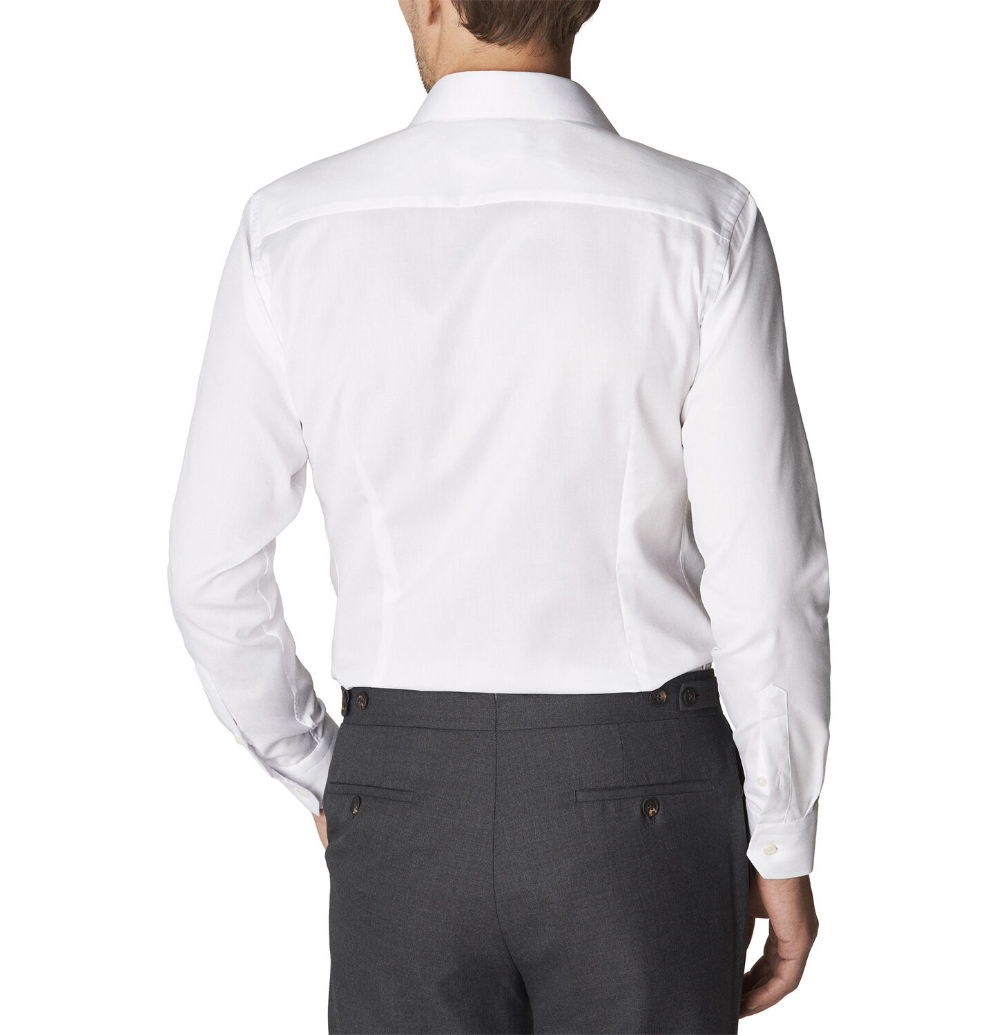 Light Blue Signature Twill Shirt Extra Long Sleeves - Contemporary Fi