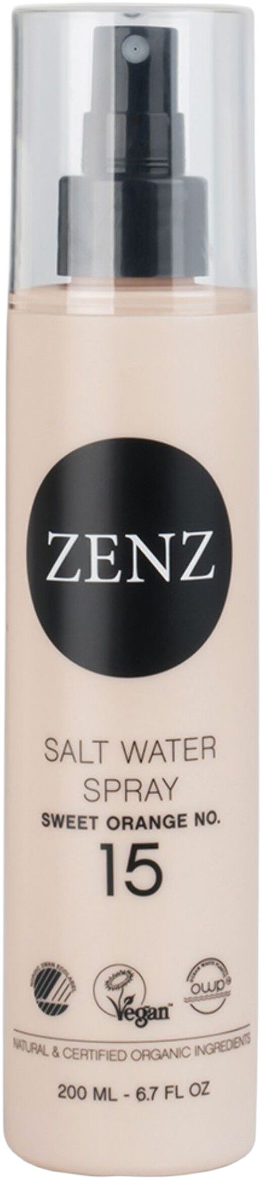 Zenz Organic Styling 15 Salt Water Spray Sweet Orange 200 ML