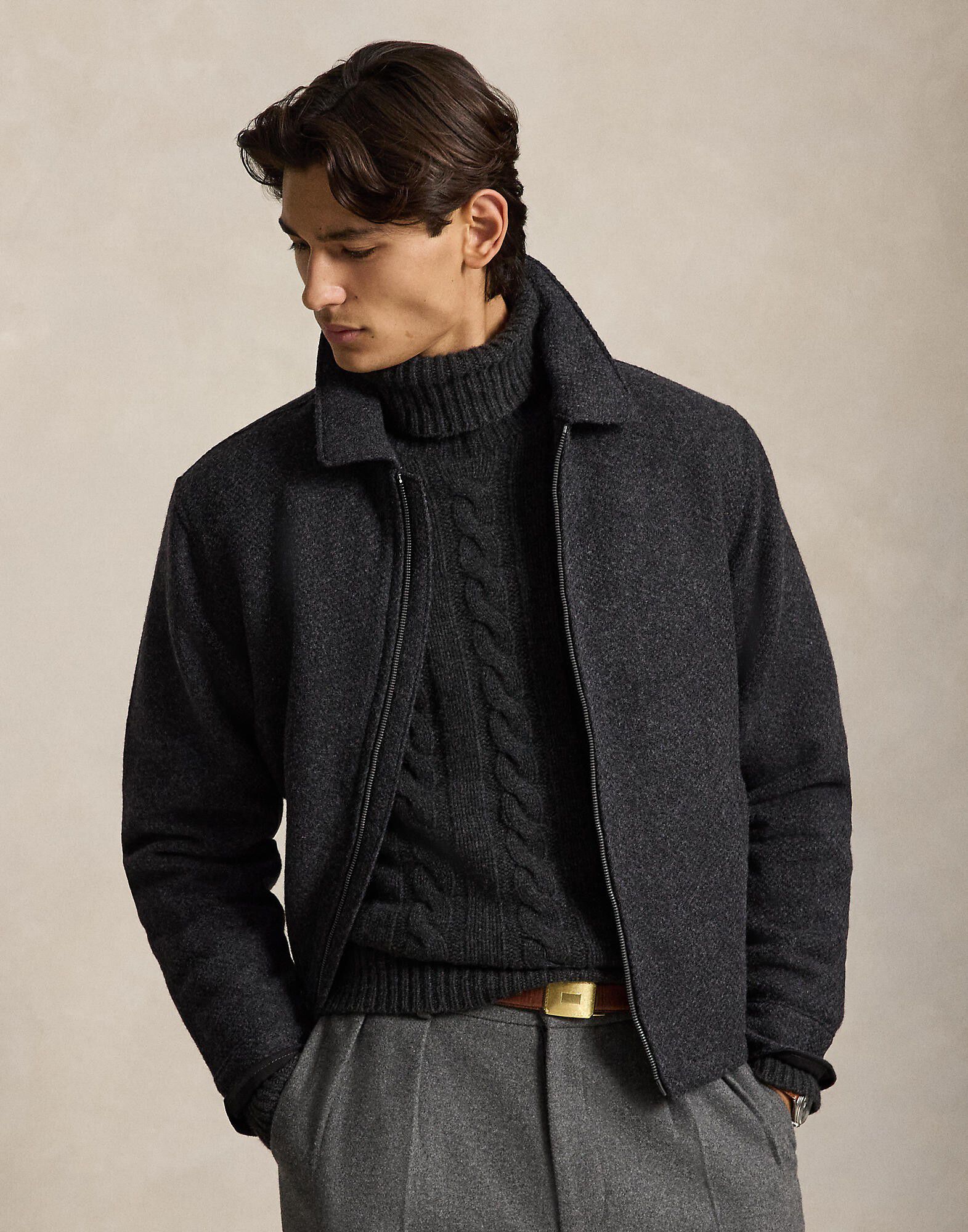 BRKN TWLL WOOL BLND-WVN-JACKET