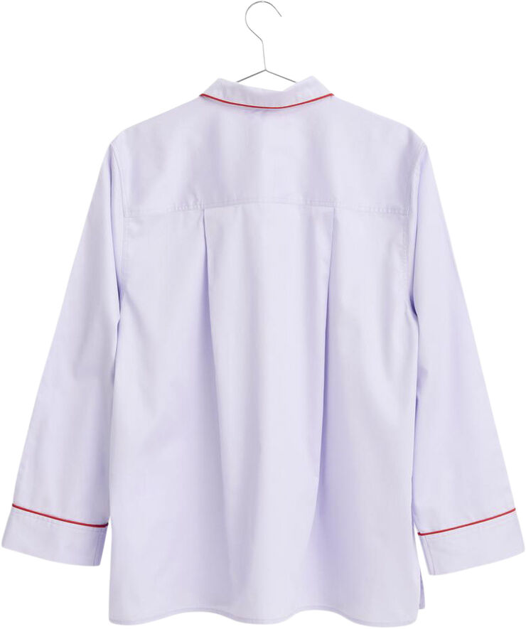 Outline Pyjama L/S Shirt-S/M-Lavend