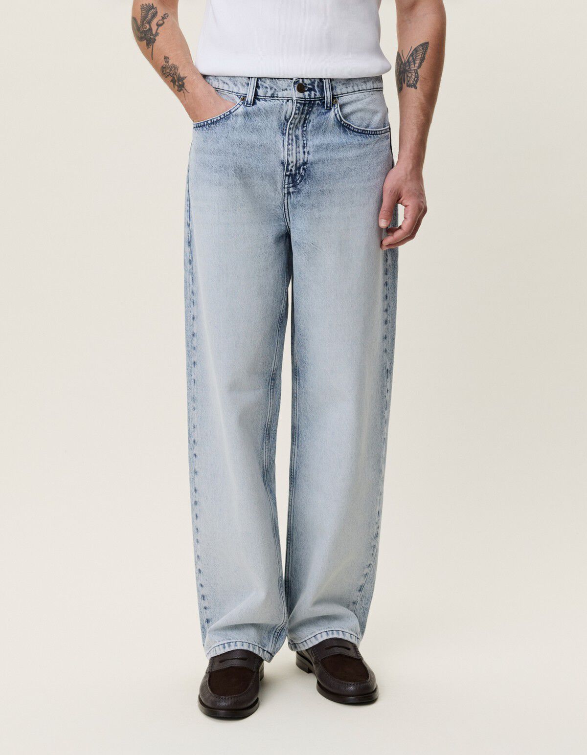 Roi Bleached Denim Jeans