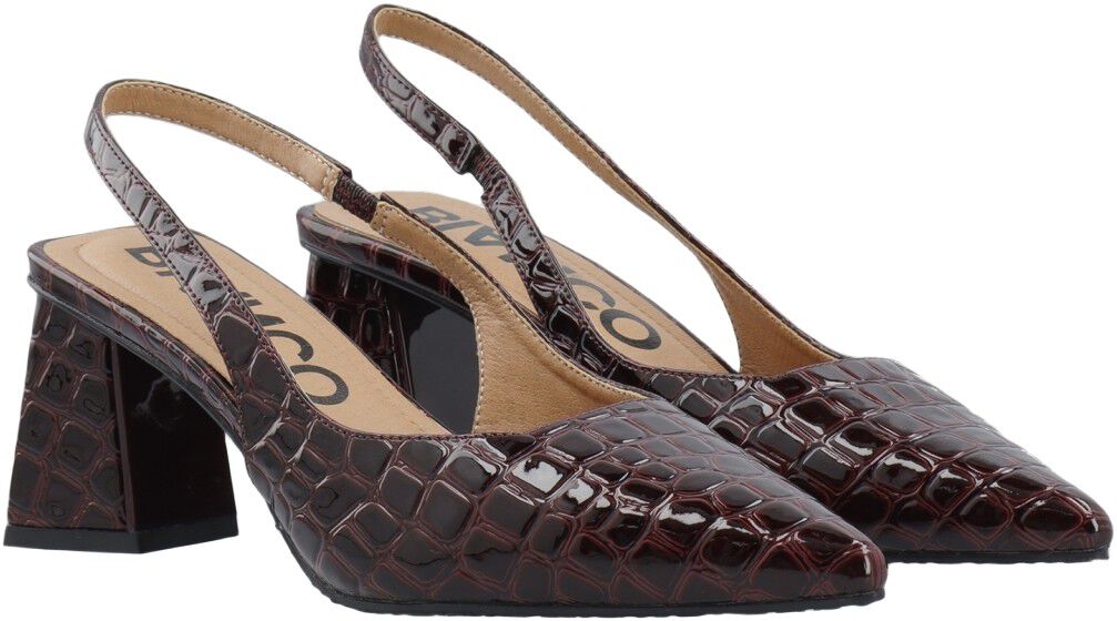 BIAMARALYN Slingback Croco Patent